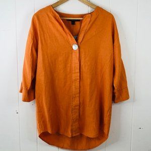 Marc New York Andrew Marc Orange Line Top